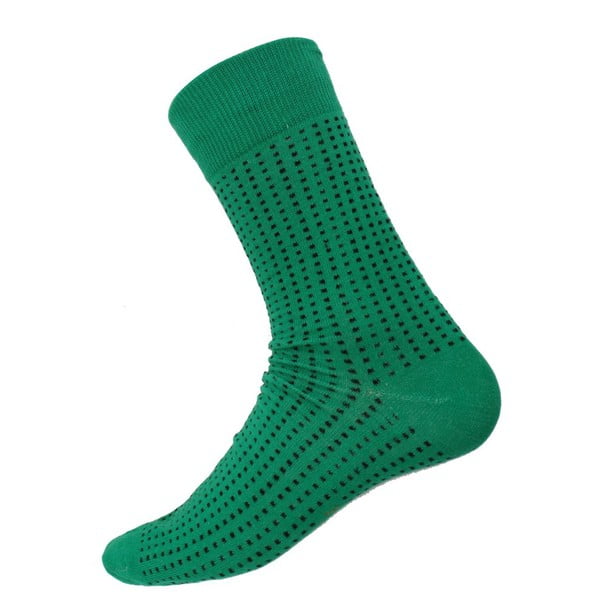 Ponožky Mini Dots Green, velikost 40-44