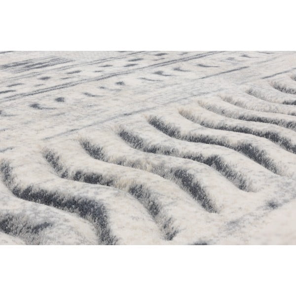 Бял вълнен килим 230x340 cm Masi – Agnella-image-3