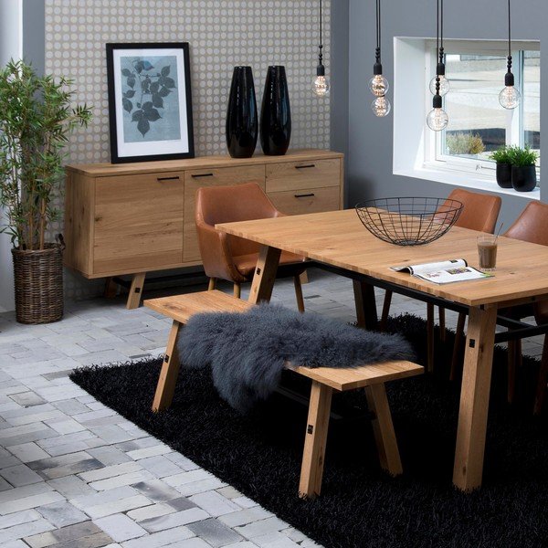 Dvoudveřová komoda se 3 zásuvkami Actona Stockholm-image-1