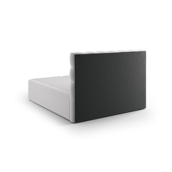 Светлосиво боксспринг легло с място за съхранение 180x200 cm Bali - Cosmopolitan Design-image-2