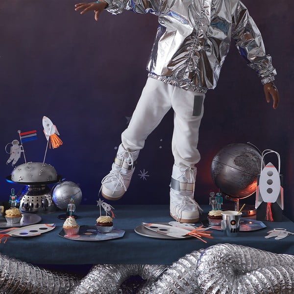 Подаръчни торбички в комплект 8 бр. 11x6 cm Rocket – Meri Meri-image-1