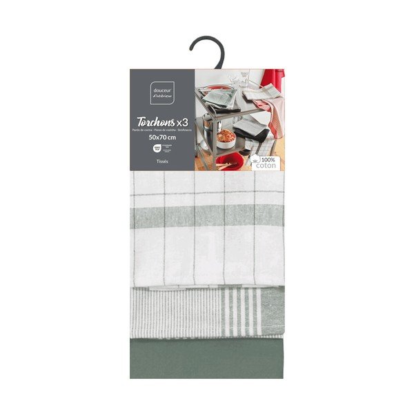 Памучни кърпи за съдове в комплект 3 бр. 50x70 cm Vibrato – douceur d'intérieur-image-2
