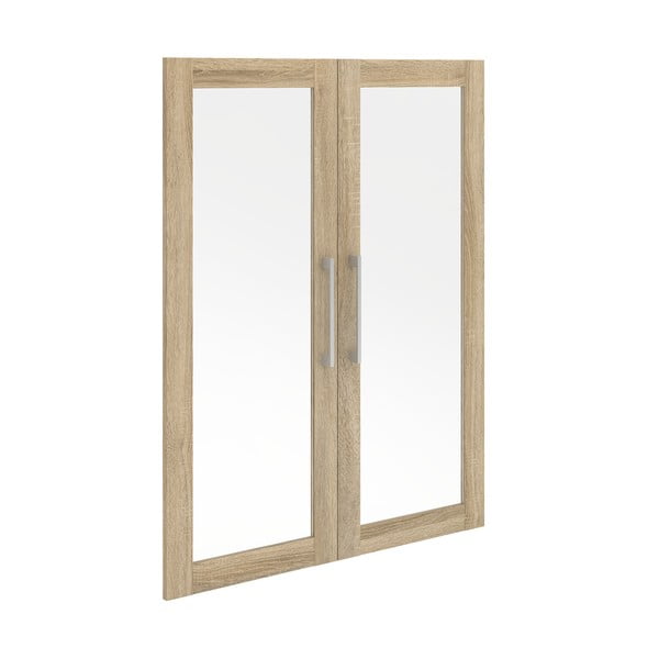 Компонент - врата от дъбов декор в естествен цвят 84x105 cm Prima – Tvilum-image-2