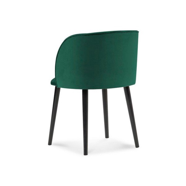 Зелен трапезен стол в бутилка с кадифена тапицерия Aurora - Windsor & Co Sofas-image-2