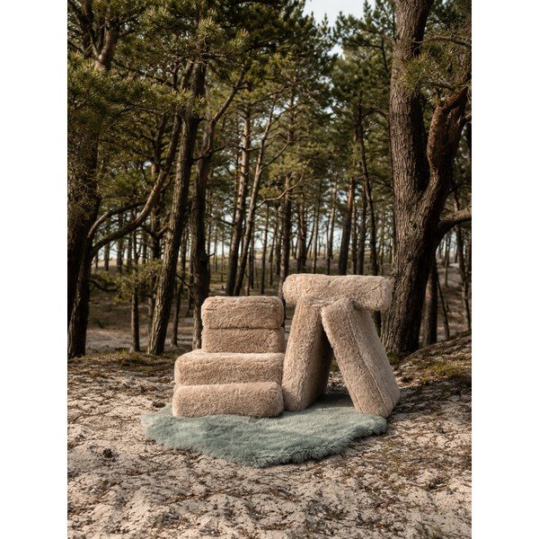 Светлозелен  детски килим 115x140 cm Mammoth – Meowbaby-image-3