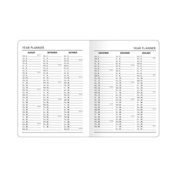 Diář A5 Go Stationery Monochrome Circles-image-2