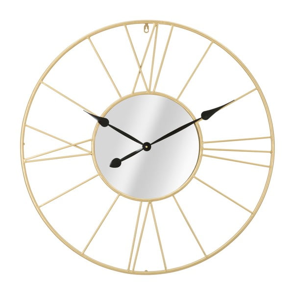 Стенен часовник в златно Vionae, ⌀ 80 cm - Mauro Ferretti