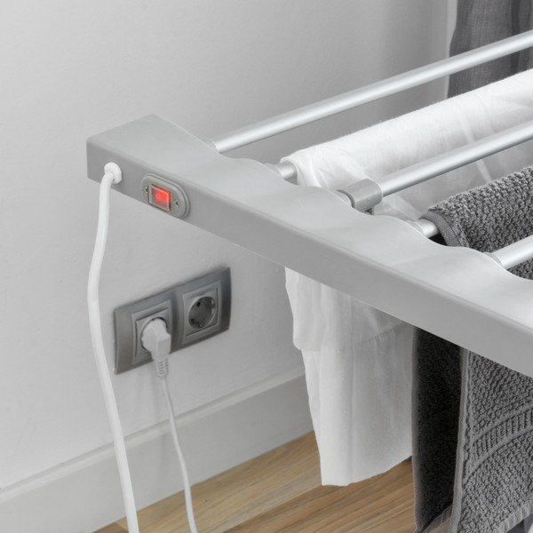Clotheshorse Grey Сгъваем електрически сушилник за дрехи - InnovaGoods-image-1