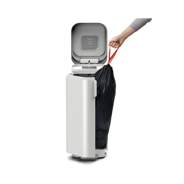 Бежов стоманен кош за отпадъци с педали 40 л Porta - Joseph Joseph-image-3