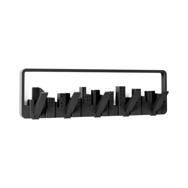 Черна пластмасова закачалка за стена Skyline - Umbra-image-2