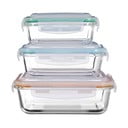 Стъклени и кутии за храна 3 бр Freska - Premier Housewares