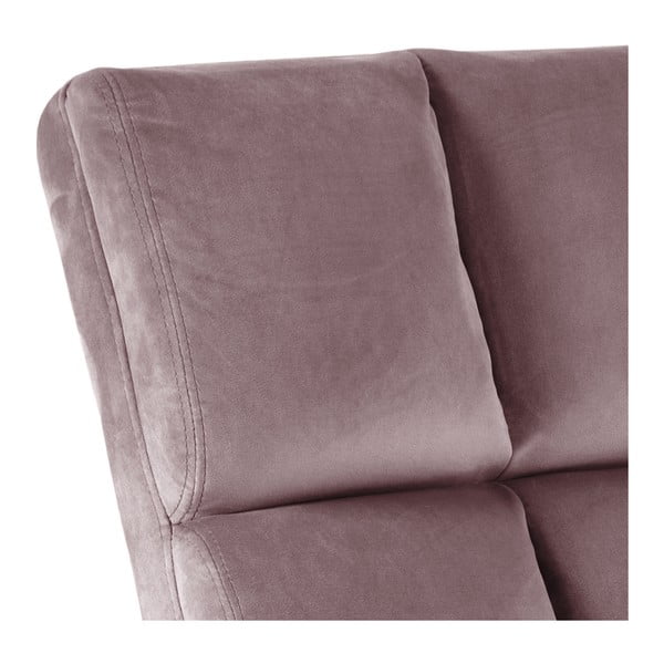 Розово кадифено кресло Alba – Actona-image-4