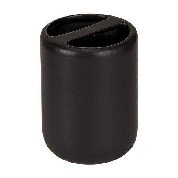 Матово черно керамична чаша за четки за зъби Olinda – Allstar-image-2