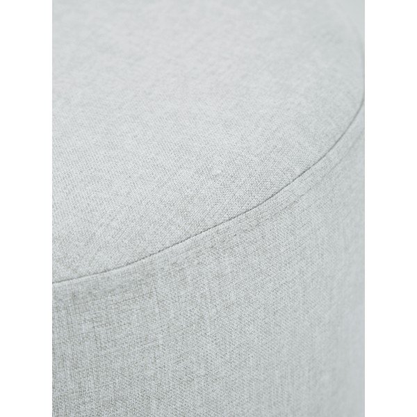 Светлосив пуф Mara - Westwing Collection-image-1