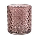 Тъмнорозова стъклена чаша за четки за зъби Atessa – Wenko