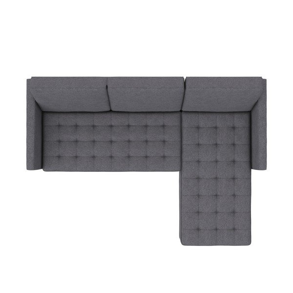 Сив сгъваем ъглов диван Presley – Støraa-image-4