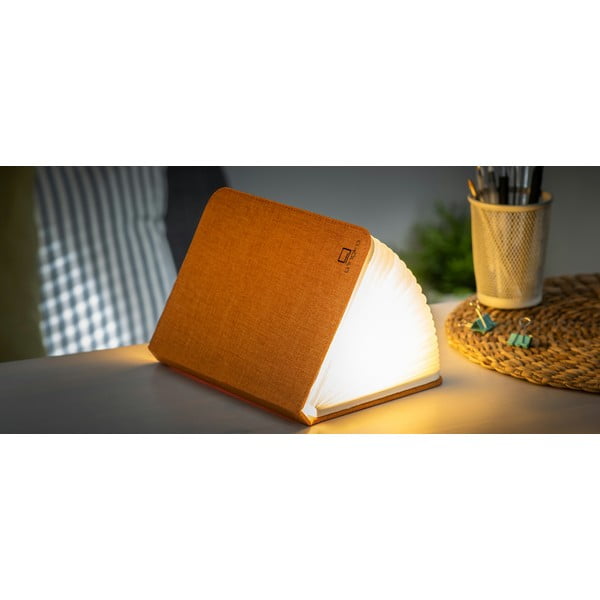 Оранжева голяма LED лампа за маса Harmony - Gingko