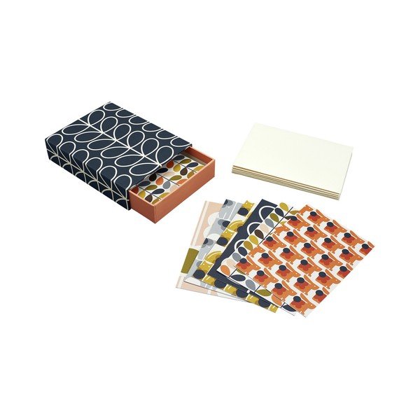 Dopisní sada 12 pohledů a obálek Orla Kiely-image-1