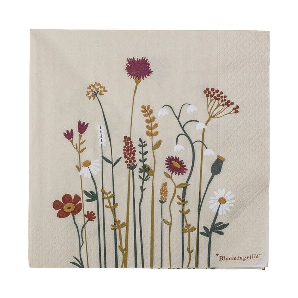 Хартиени салфетки в комплект 20 бр. 33x33 cm Paige – Bloomingville