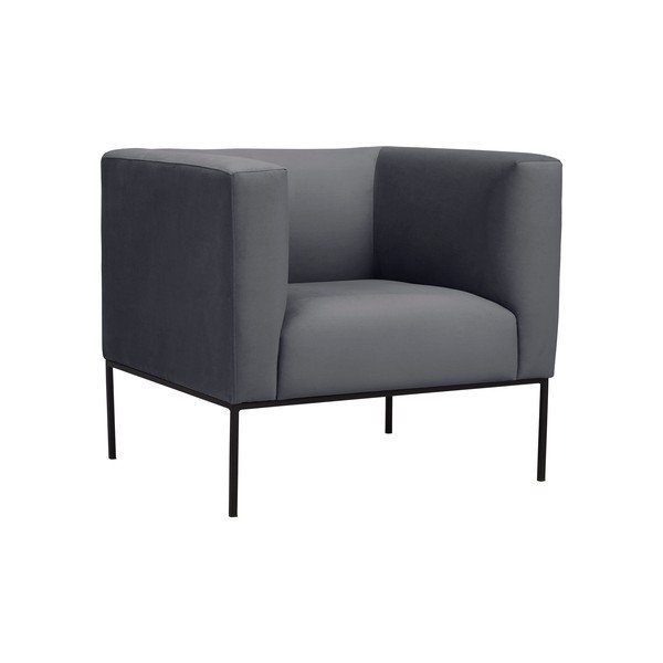 Тъмносив фотьойл Neptune - Windsor & Co Sofas-image-2