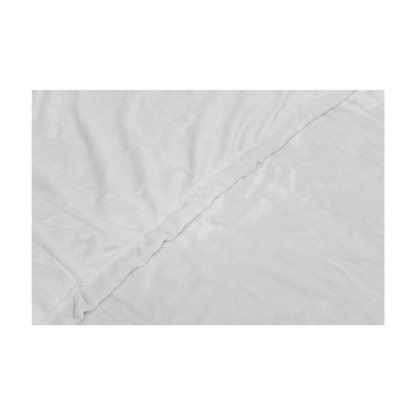 Бял чаршаф от микрофибър, 180 x 200 cm - My House-image-1
