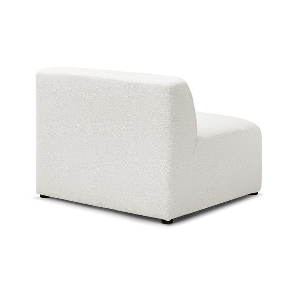 Бял модул за диван от прежда с примки от букле (среден модул) Megeve – Bobochic Paris-image-4