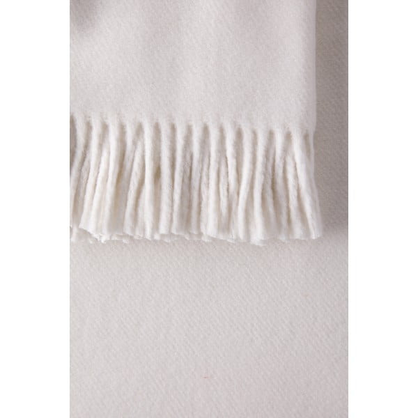 Кремаво одеяло със съдържание на памук Basics, 140 x 180 cm Plain - Euromant-image-2