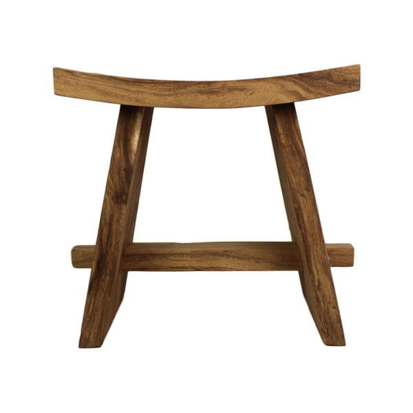 Dřevěná stolička z neopracovaného dřeva mungur HSM collection Osaka