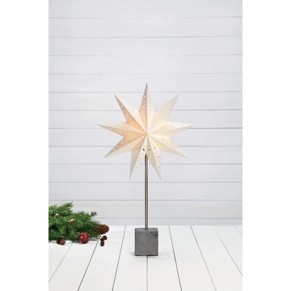 Бяла коледна светлинна украса Hård – Markslöjd-image-1