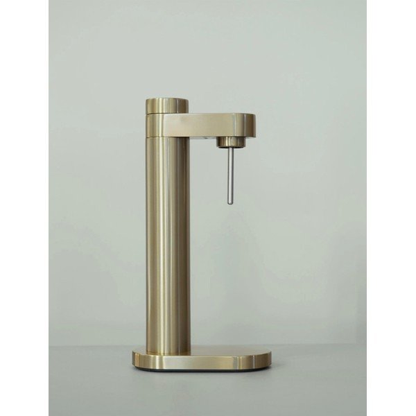 Машина за газирани напитки от неръждаема стомана в месингов цвят Brus – Stelton-image-3