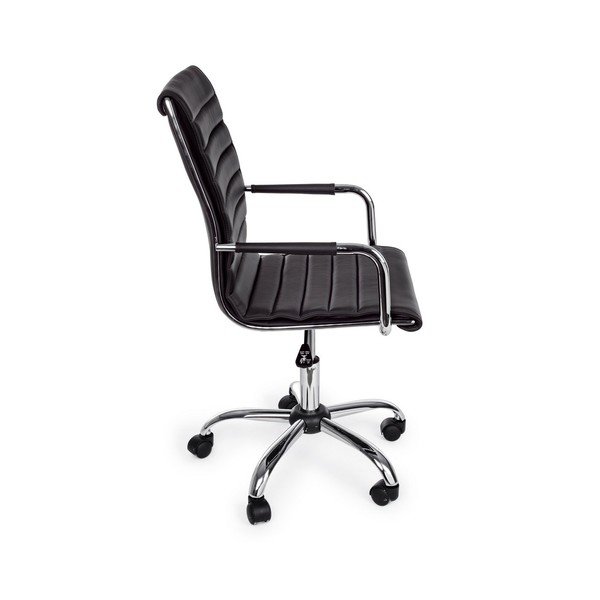 Черен офис стол от имитация на кожа Perth – Yes Everyday-image-3