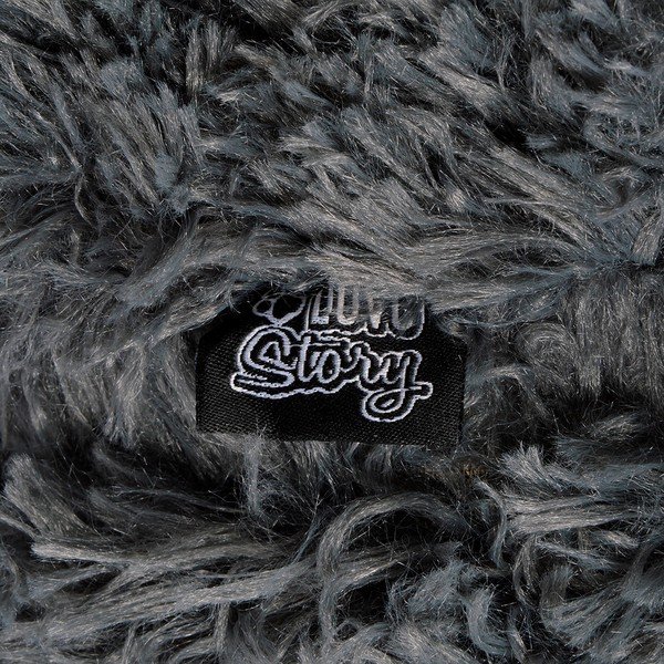 Тъмносиво легло за куче ø 95 cm – Love Story-image-3