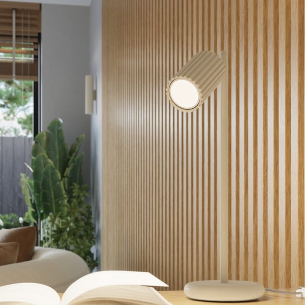 Кремава стенна лампа Gleam – Sollux-image-3