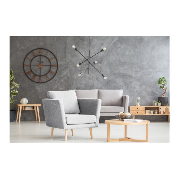 Světle šedé křeslo Mazzini Sofas Cactus-image-4