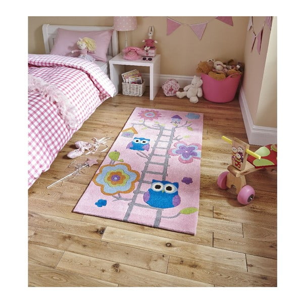 Детски килим Kiddo Pinkie, 70 x 140 cm Hong Kong - Think Rugs-image-1