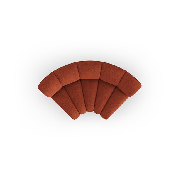 Шенилов модул за диван в тухлен цвят (променлив) Lupine – Micadoni -image-2