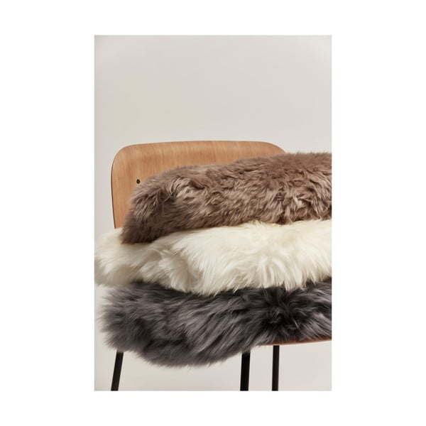 Бяла естествена овча кожа 90x60 cm - Bonami Selection-image-4