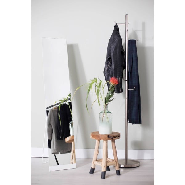 Бяла подова огледална стойка - White Label-image-1