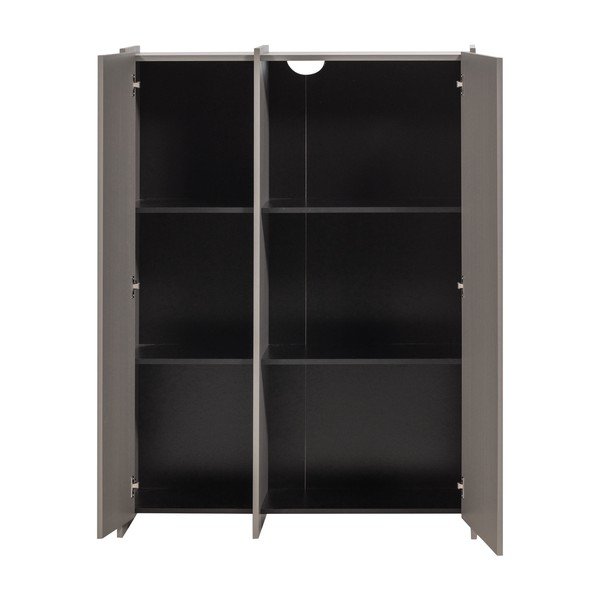 Сиво шкафче от декор от ясен 102x140x44 cm Brock – WOOOD-image-3