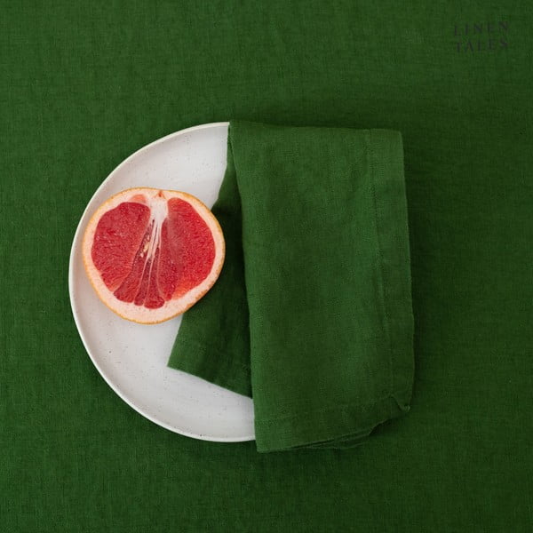Ленена покривка 40x150 cm True Green – Linen Tales-image-3
