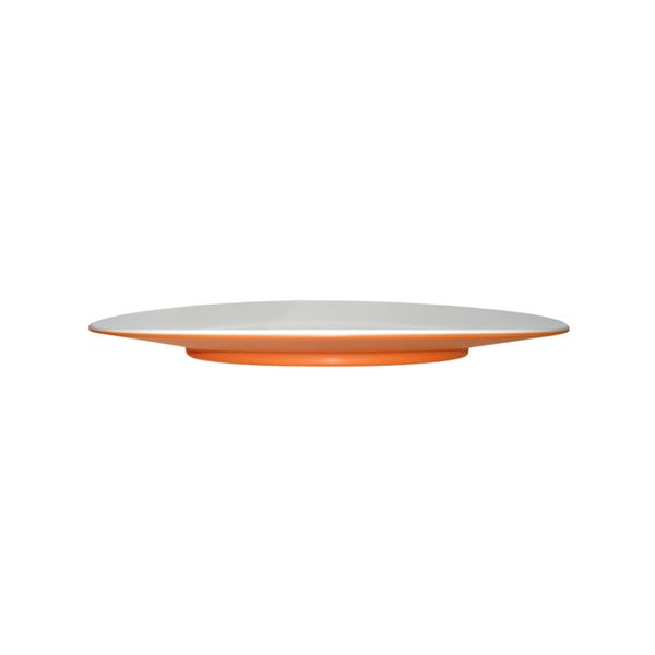 Oranžový dezertní talíř Entity, 21 cm