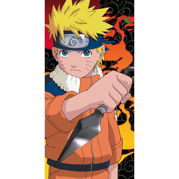 Памучна детска кърпа 70x140 cm Naruto Uzumaki – Jerry Fabrics