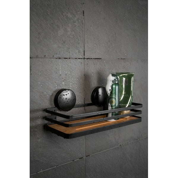 Черен рафт за баня Alba - Wenko-image-1