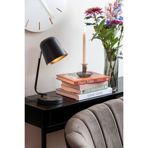 Черна настолна лампа (височина 38,5 cm) Encantar  – Leitmotiv-image-1