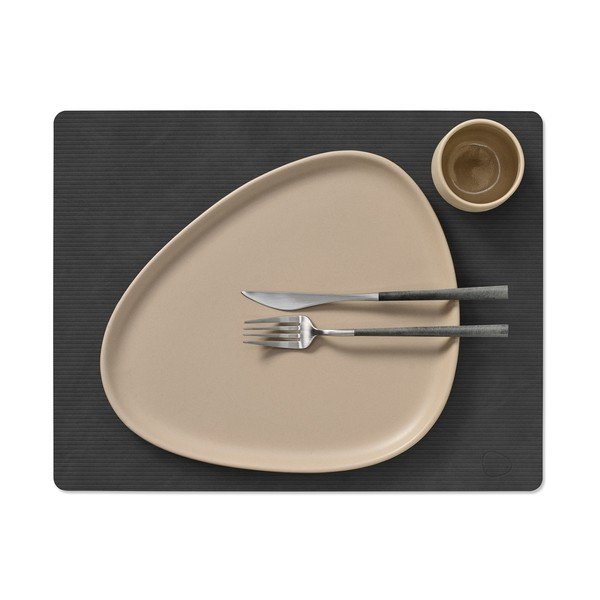 Подложка за хранене от еко кожа 35x45 cm Square L Corduroy – LIND DNA-image-2