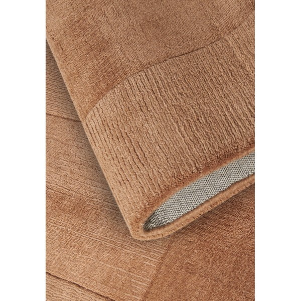 Кафяв ръчно изработен вълнен килим 120x170 cm Charlotte – Villeroy&Boch-image-3