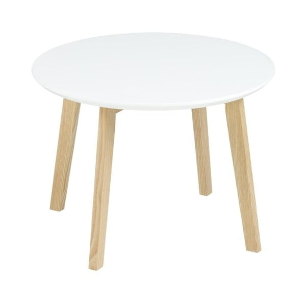Bílý konferenční stolek Actona Molina, ⌀ 50 cm