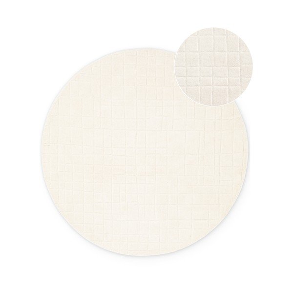 Кремав вълнен кръгъл килим ø 160 cm Kenso – Villeroy&Boch