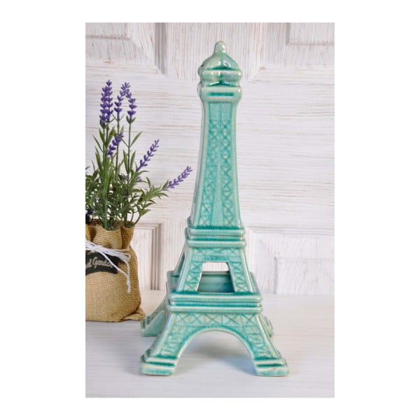 Tyrkysová dekorace The Mia Retro Eiffel