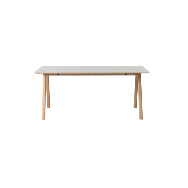 Сива маса за хранене , 180 x 90 cm Bilbao - Unique Furniture